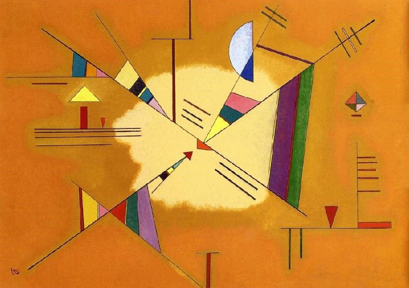 Diagonal by Wassily Kandinsk