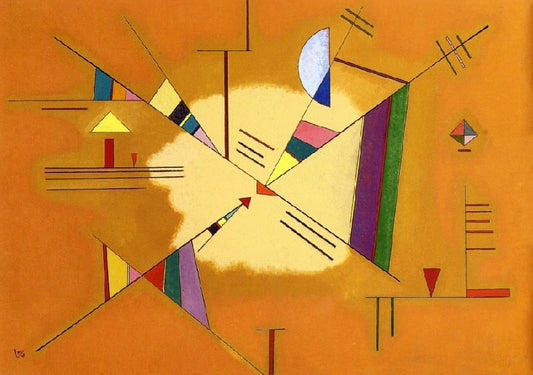 Diagonal by Wassily Kandinsk