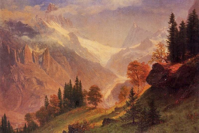 View Of The Grunewald by Albert Bierstadt