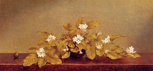 Trailing Arbutis by Martin Johnson Heade