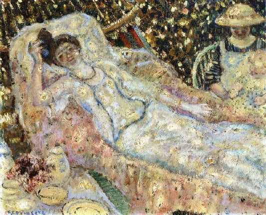Lady In A Hammock by Frederick Carl Frieseke