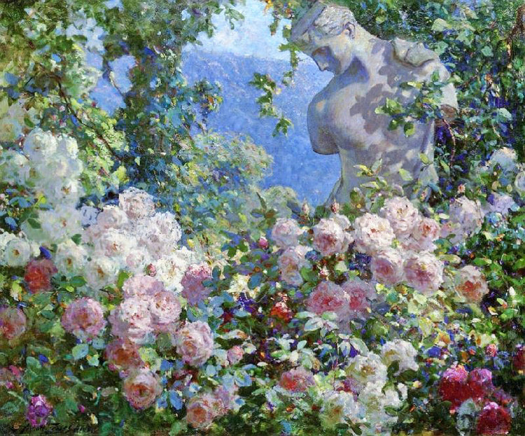 Psyche In The Garden by Abbott Fuller Graves