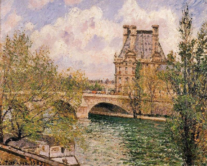 THE PAVILLION DE FLORE AND THE PONT ROYAL
