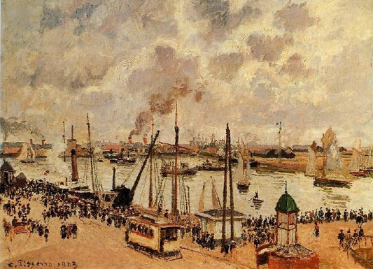 The Port Of Le Havre by Camille Pissarro