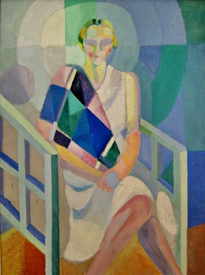 Portrait Of Madame Heim by Robert Delauna