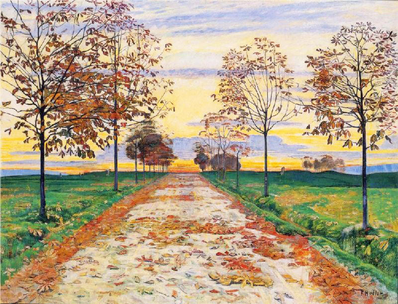 Autumn Evening by Ferdinand Hodler