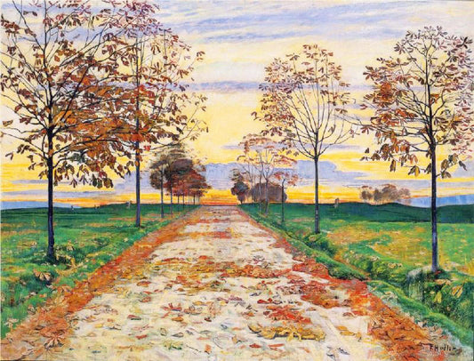 Autumn Evening by Ferdinand Hodler