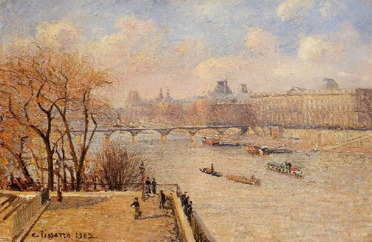 The Raised Terrace Of The Pont-Neuf by Camille Pissarro
