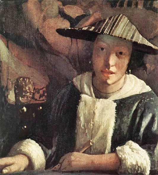 Young Girl With A Flute by Johannes Vermeer
