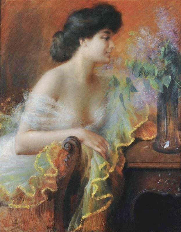 LADY WITH A BOUQUET