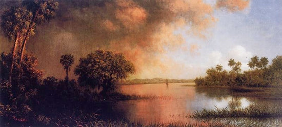 Florida River Scene by Martin Johnson Heade