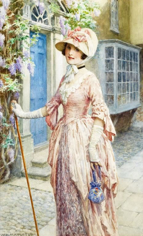 A Lady Of Quality by William Henry Margetson