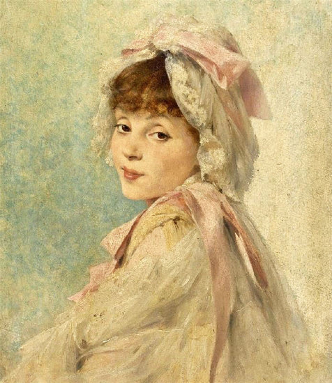 Portrait Of Gabrielle Réjane As A Young Actress by William Henry Margetson