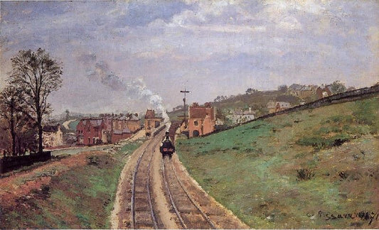 Lordship Lane Station, Dulwich by Camille Pissarro