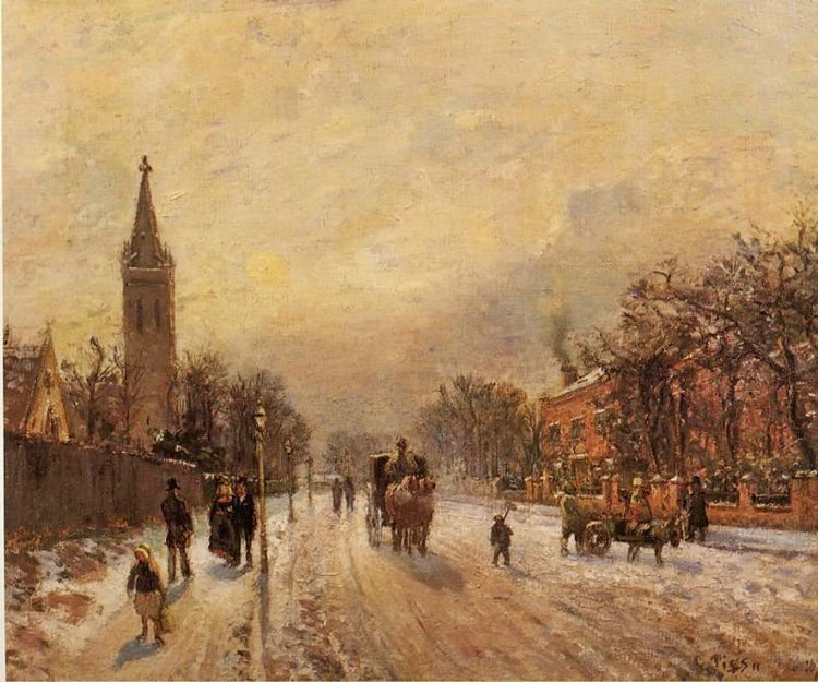 All Saints’ Church, Upper Norwood by Camille Pissarro