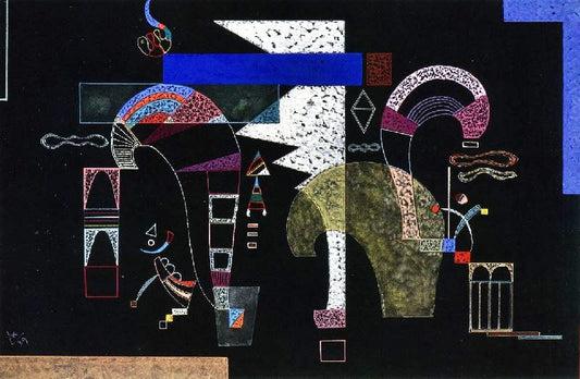 La Forme Blanche by Wassily Kandinsk