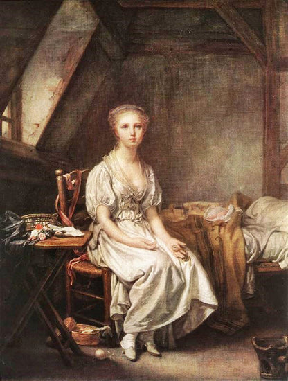 The Complain Of The Watch by Jean-Baptiste Greuze