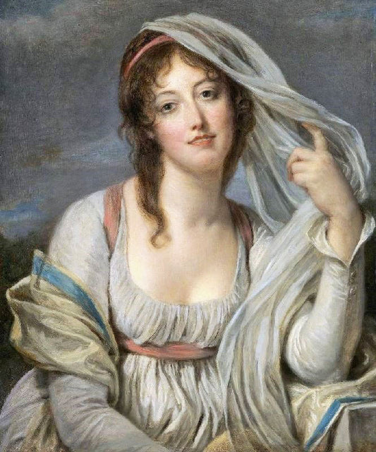 Portrait Of Madame Van Westrenen Of Tremaat by Jean-Baptiste Greuze