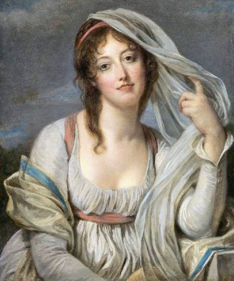 Portrait Of Madame Van Westrenen Of Tremaat by Jean-Baptiste Greuze