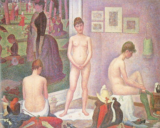 Les Poseuses by Georges Seurat