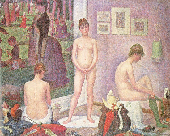 Les Poseuses by Georges Seurat