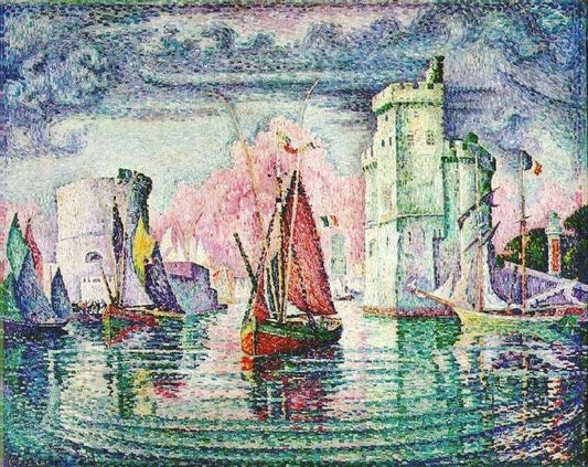 Port Of La Rochelle by Paul Signac