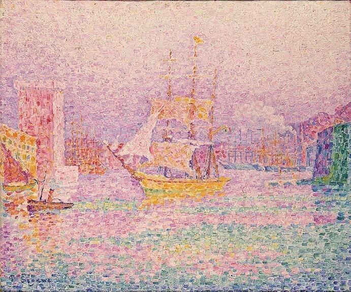 The Harbour At Marseille by Paul Signac