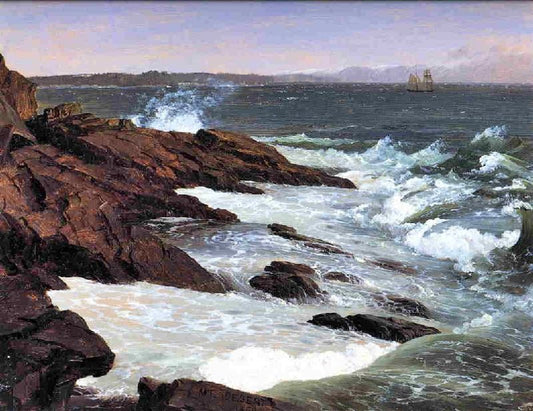 Fog Off Mount Desert by Frederic Edwin Church