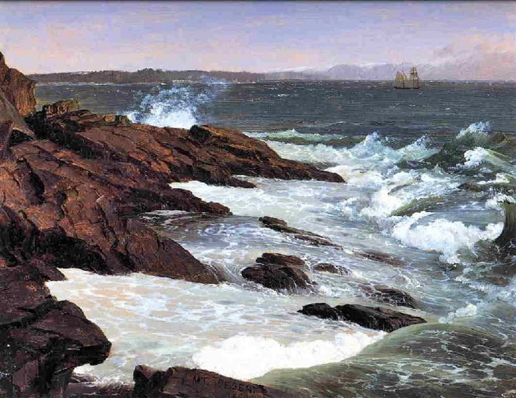 Fog Off Mount Desert by Frederic Edwin Church