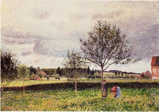 Eragny Landscape, Le Pre by Camille Pissarro