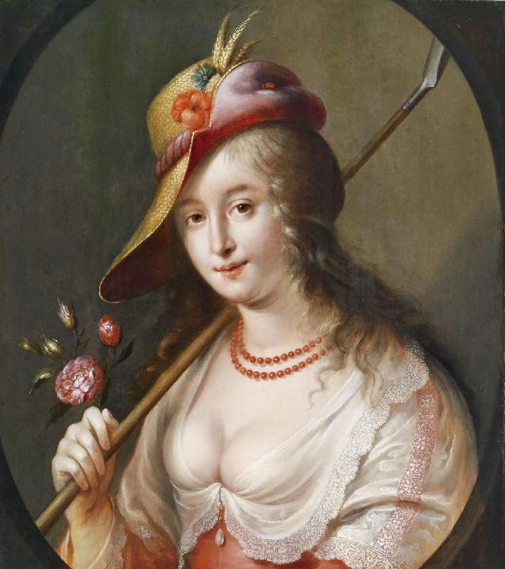 A Shepherdess by Paulus Moreelse
