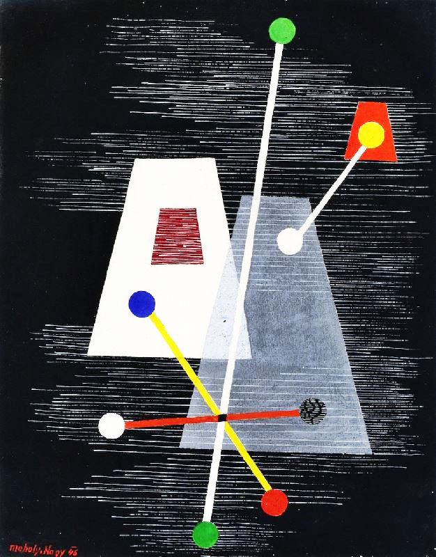 Truncated Pyramids by László Moholy-Nag