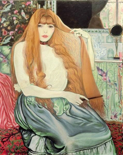 Woman Combing Her Hair by Louis Anquetin