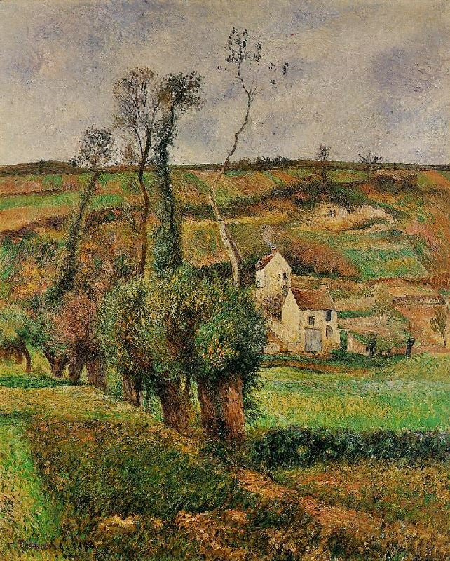 La Cote De ’Chou’ A Pontoise by Camille Pissarro