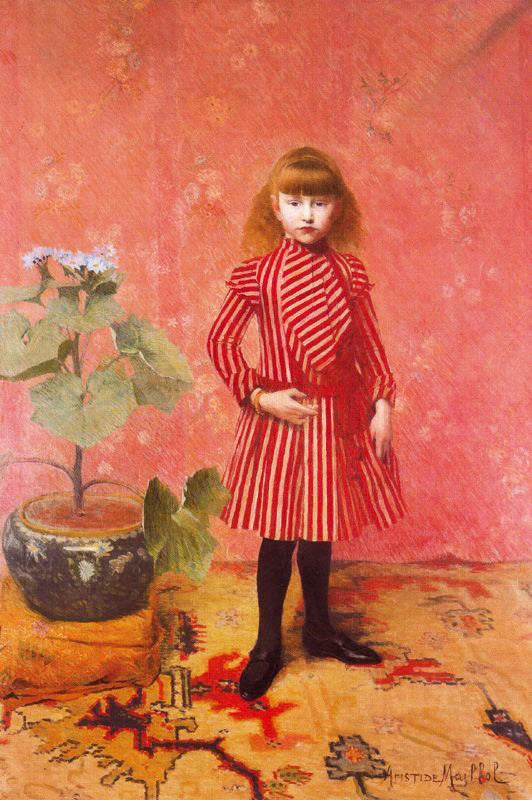 Portrait Of Mademoiselle Jeanne Faraill by Aristide Maillol