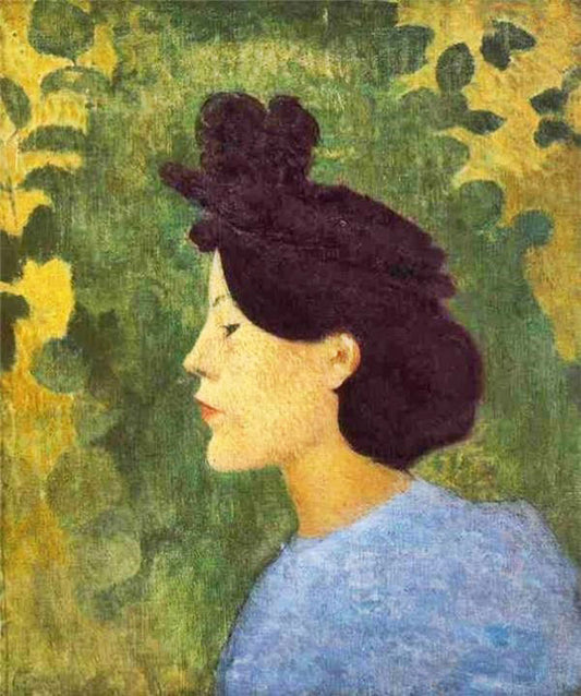 Girl In A Black Hat by Aristide Maillol
