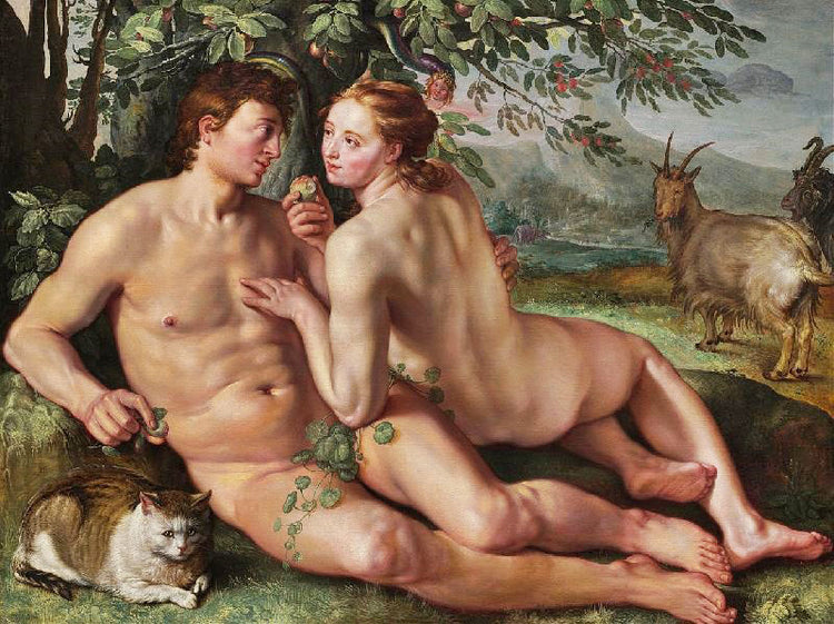 The Fall Of Man by Hendrick Goltzius