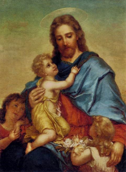 Divinity And Innocence by Hans Zatzka