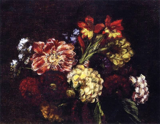 Flowers: Dahlias And Gladiolas by Henri Fantin-Latour