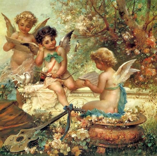 Angels by Hans Zatzka