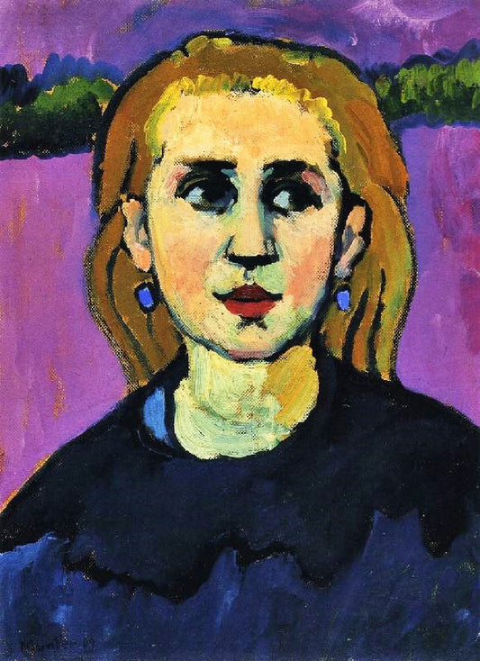 Woman In Black by Gabriele Münter