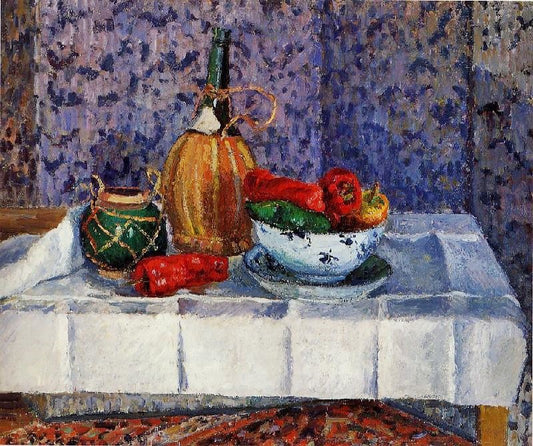 Still Life With Spanish Peppers by Camille Pissarro