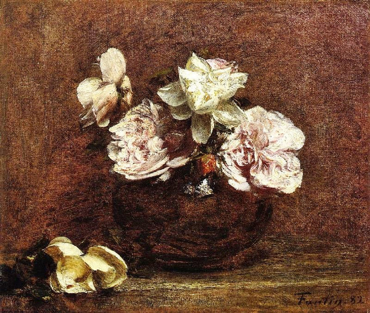 Roses De Nice by Henri Fantin-Latour