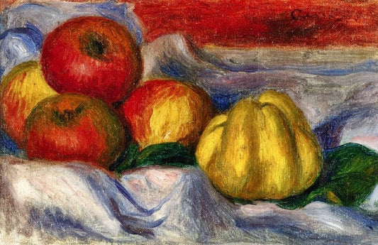 Still Life With Apples And Quinces by Pierre Auguste Renoir