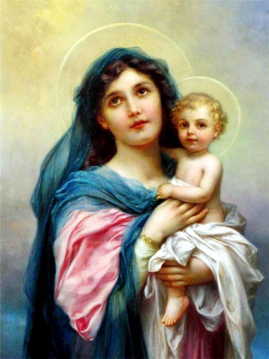 Madonna With Child by Hans Zatzka
