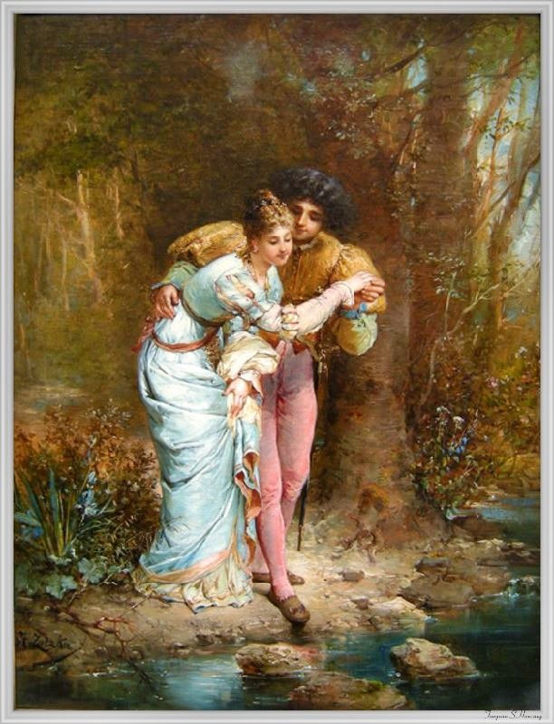 A Couple by Hans Zatzka