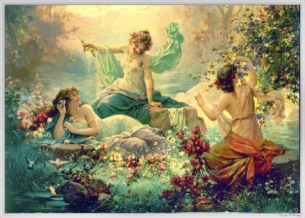 Nymphs by Hans Zatzka