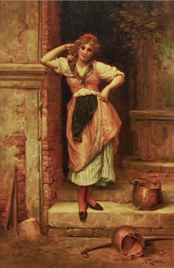 A Respite From Work by Hans Zatzka