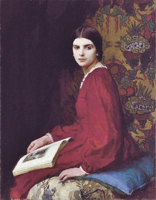 Portrait Of Betty Mccann by George Spencer Watson