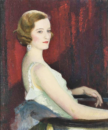 Portrait Of Miss Beaton by George Spencer Watson